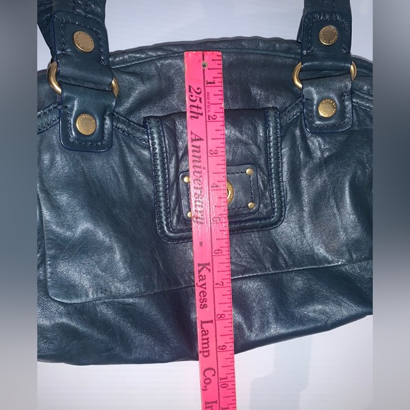 Marc by Marc Jacobs Dark Blue Leather Totally Turn-lock Quinn Mini Satchel - Picture 7 of 9